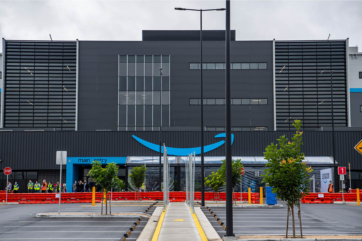 Amazon’s Kemps Creek fulfilment centre. 