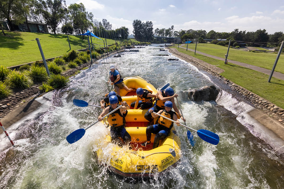 Rafting at Penrith Whitewater Stadium