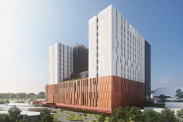 Hospital tower artist impression